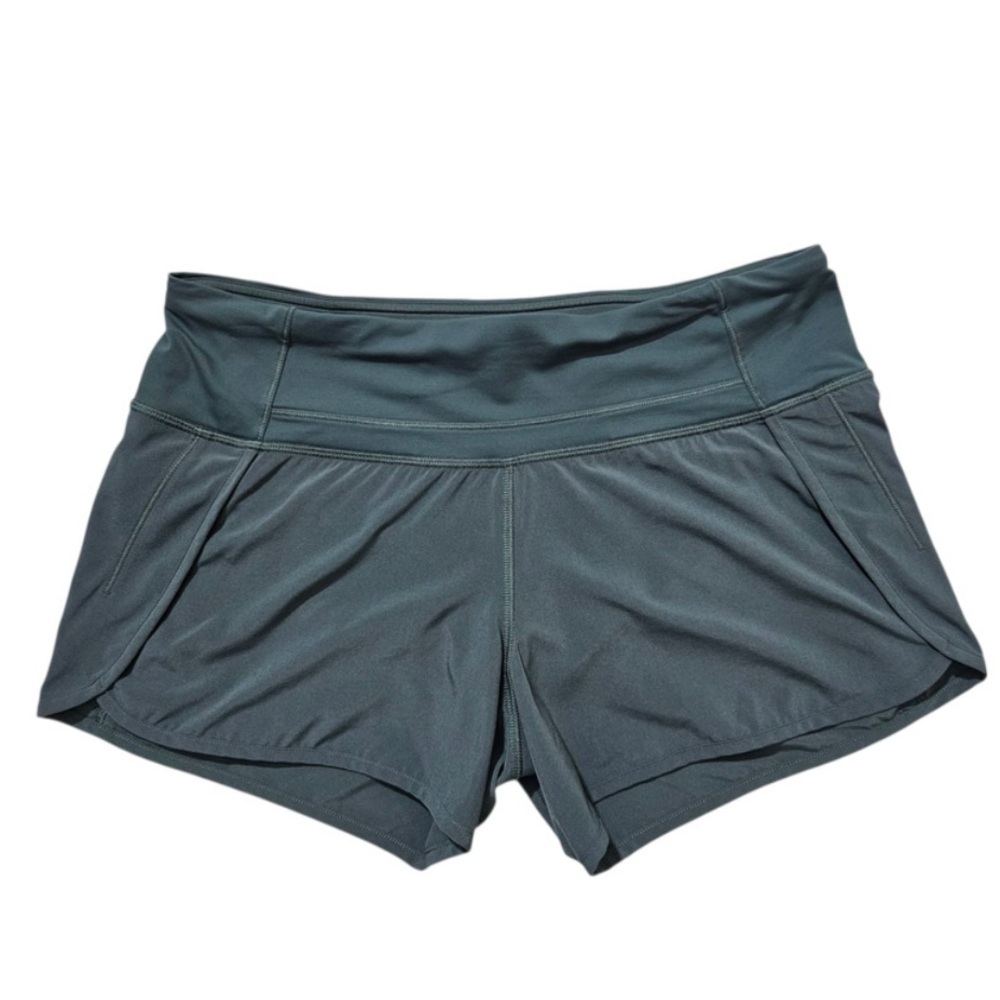 Lululemon Athletica Women's Athletic Shorts - Dark Green